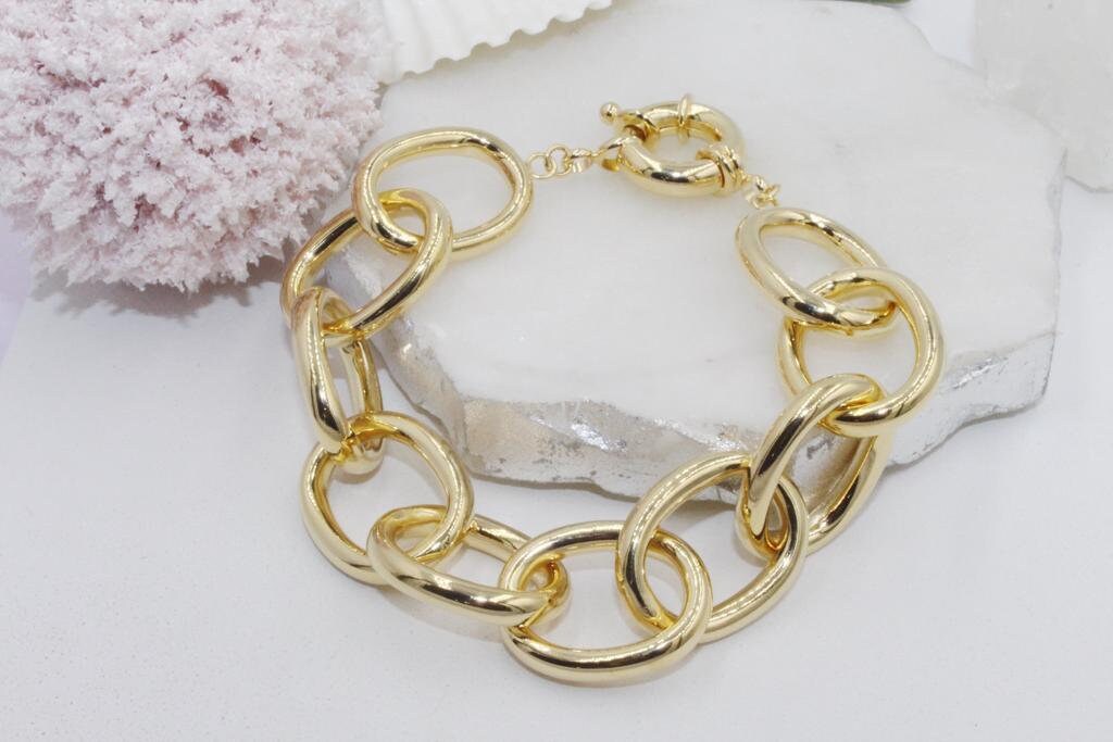 Chunky Oval Link Chain Bracelet