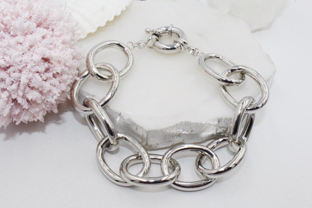 Chunky Oval Link Chain Bracelet