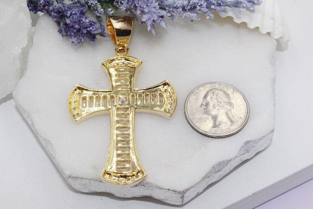 Statement Crucifix Cross Pendant