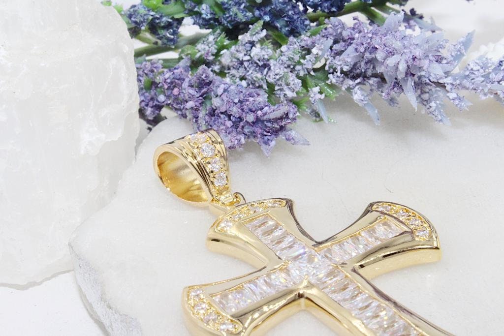 Statement Crucifix Cross Pendant