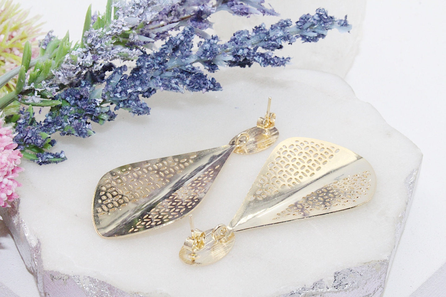 Filigree Teardrop Earrings