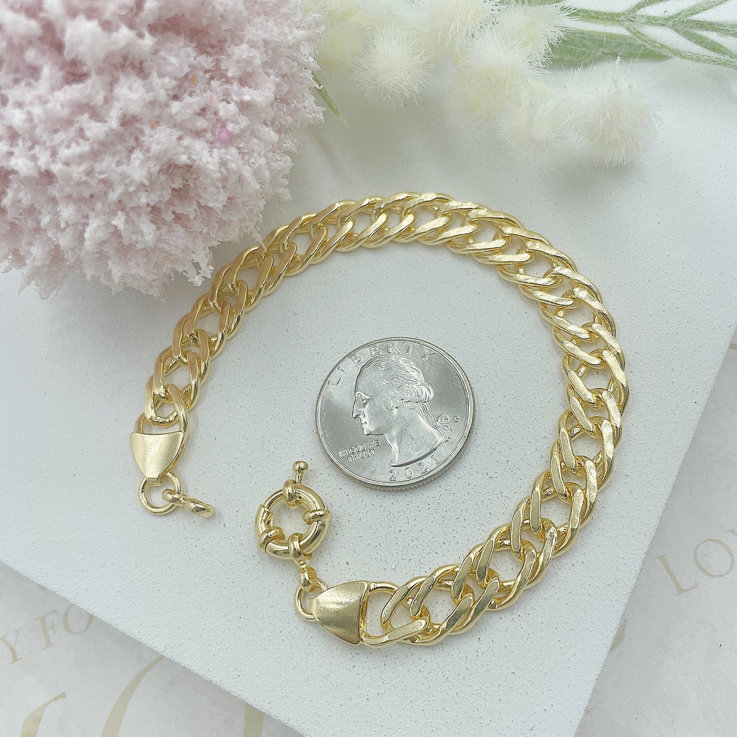 Bubble Clasp 9mm Bracelet