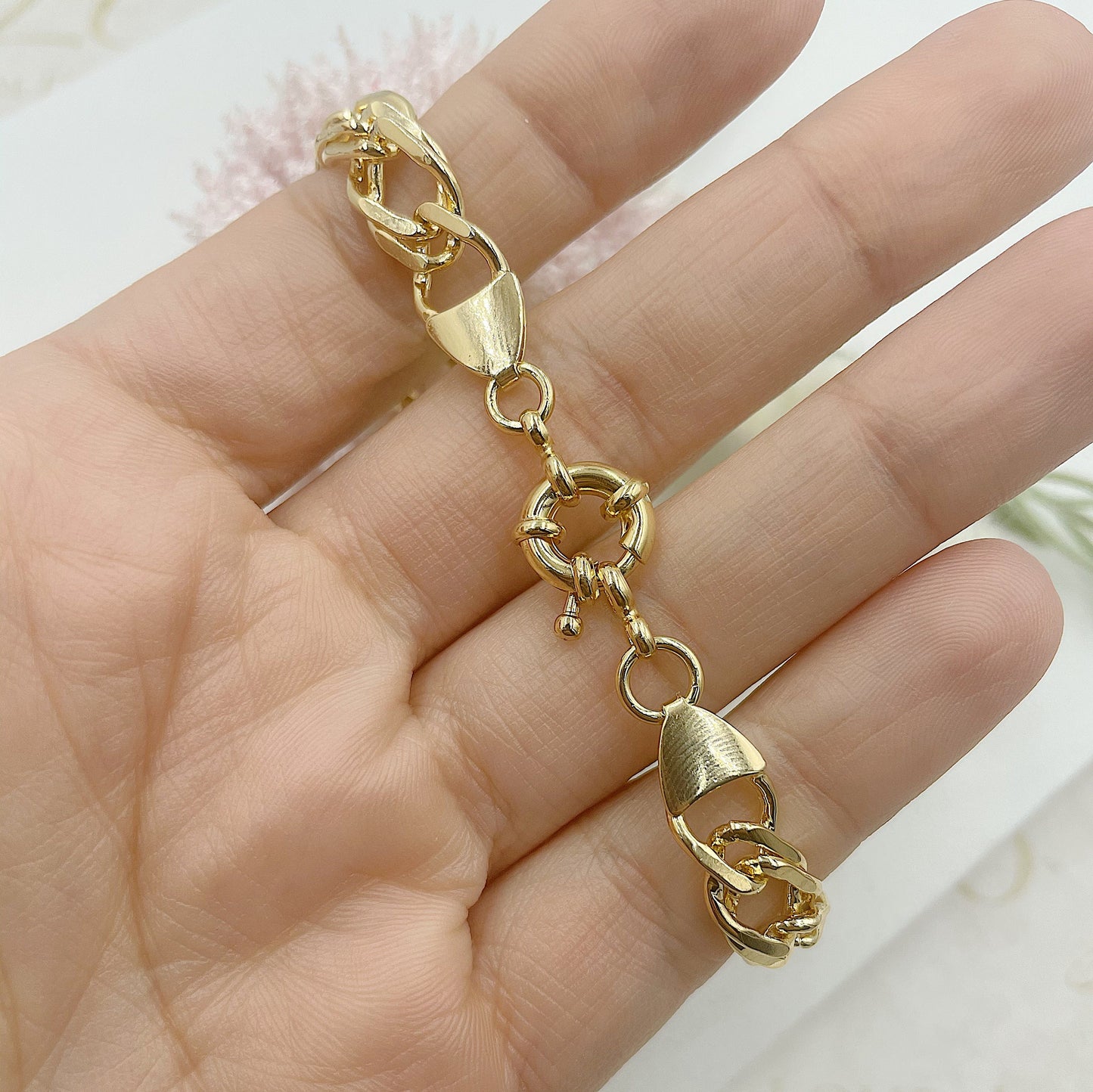 Bubble Clasp 9mm Bracelet