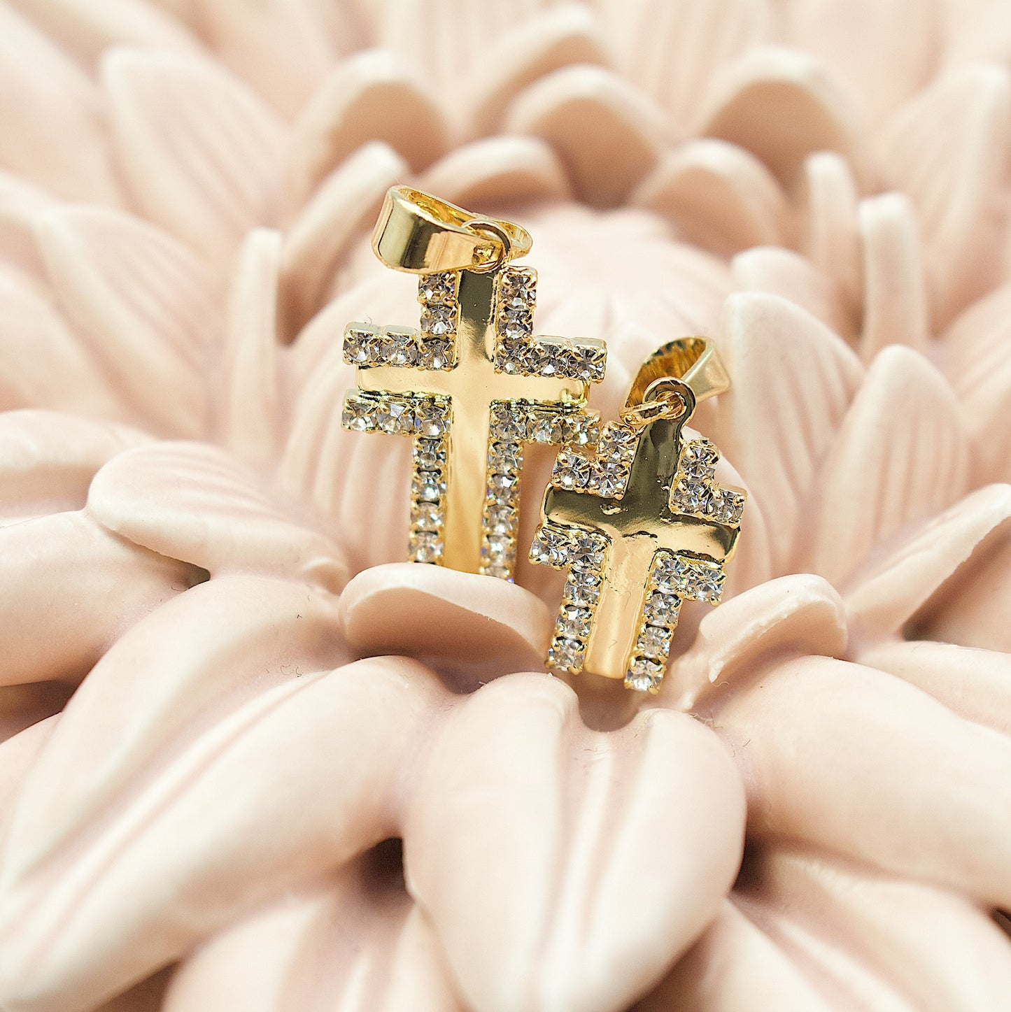 Double Style Cross Pendant