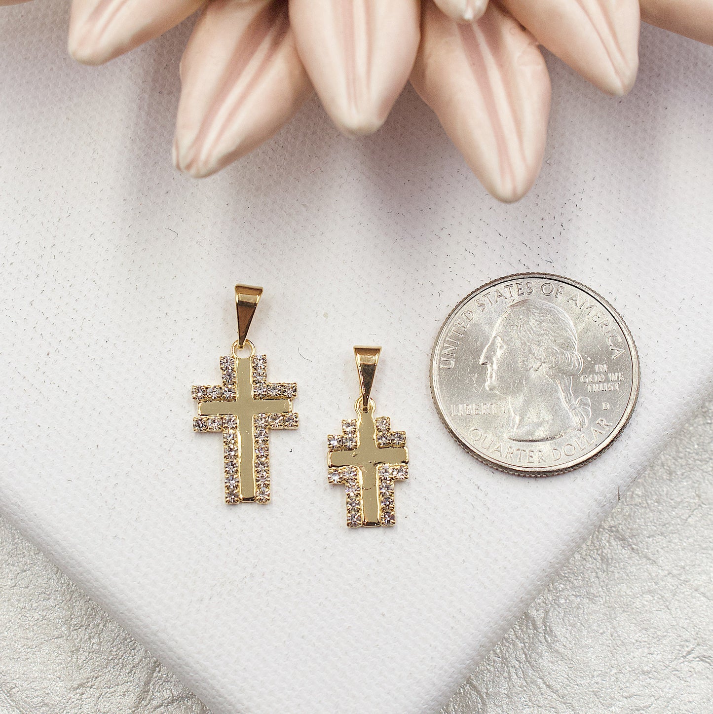 Double Style Cross Pendant
