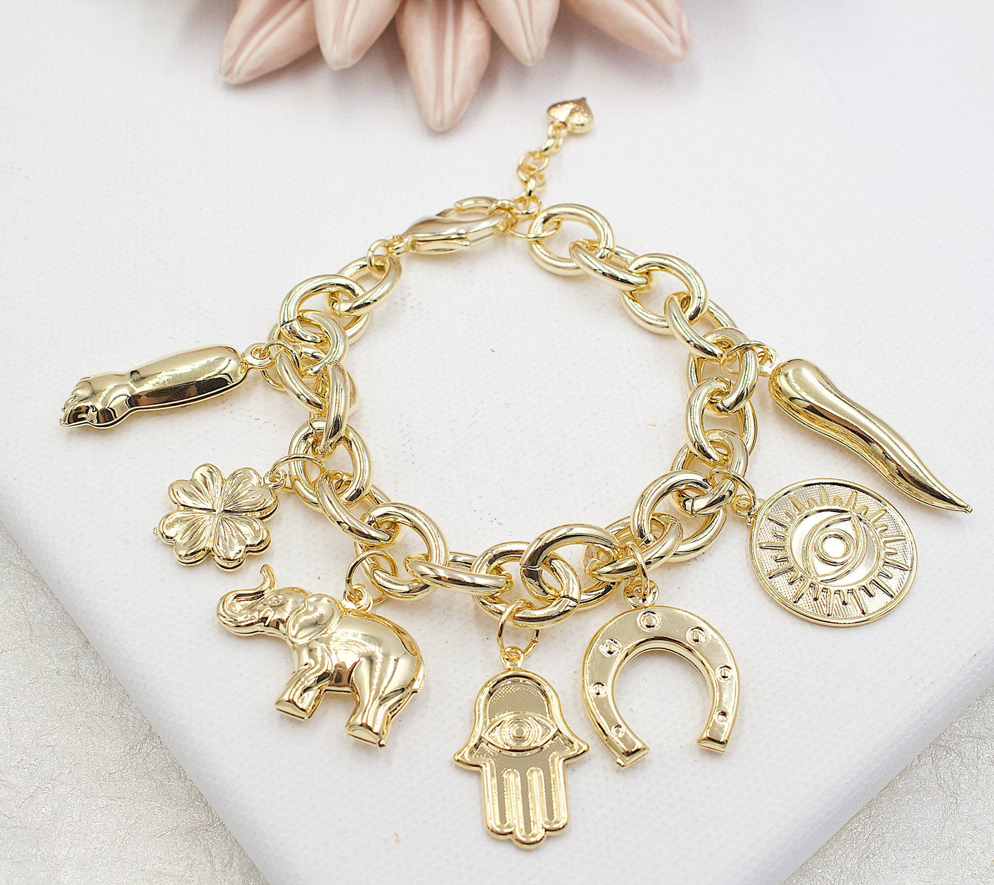 7 Times Good Luck Talisman Charm Bracelet