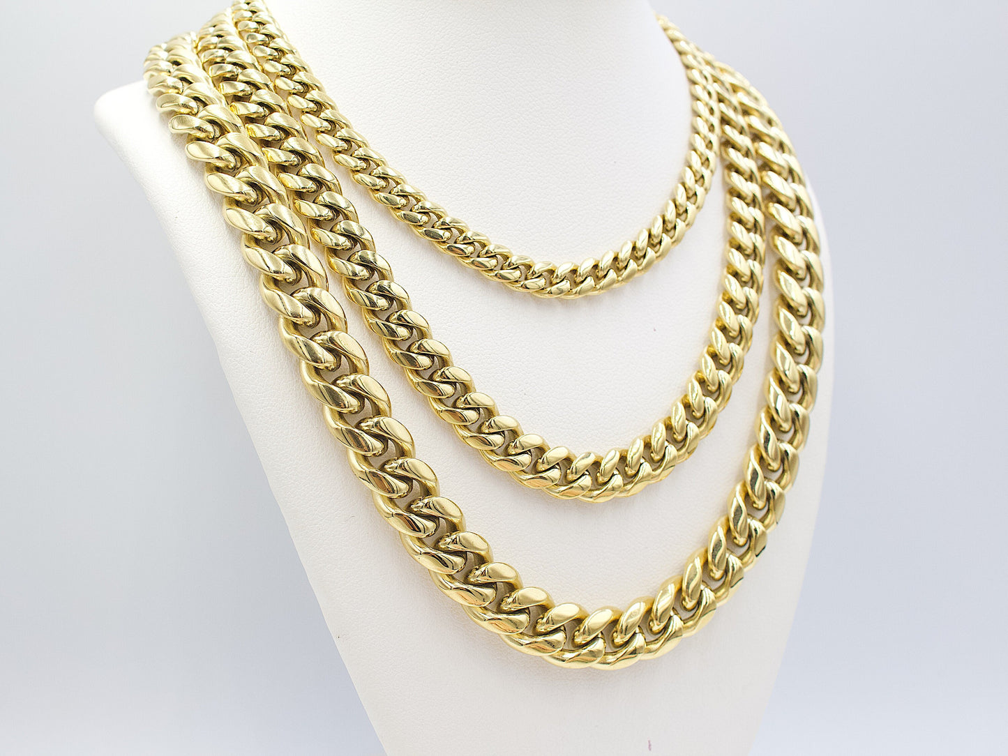 Cuban Link With Diamond Clasp Necklace