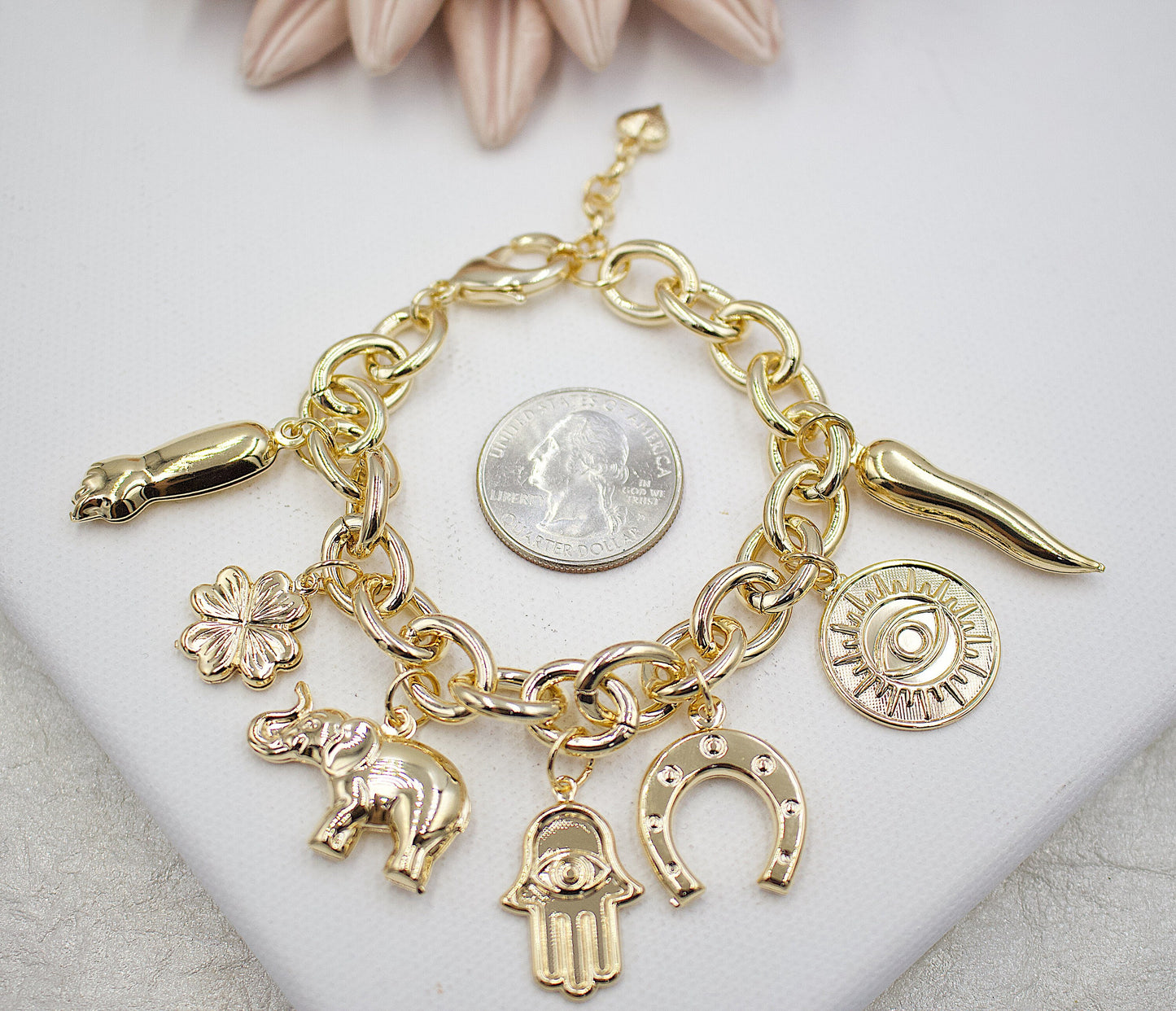 7 Times Good Luck Talisman Charm Bracelet