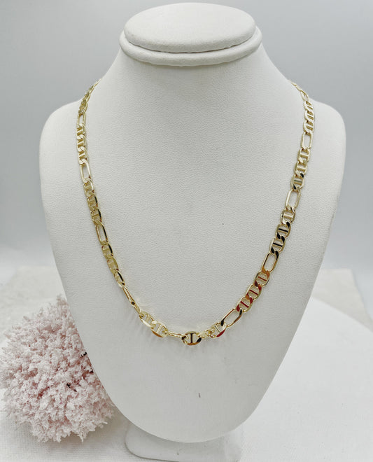 Detailed Nautica Link Chain Choker & Necklace 5mm