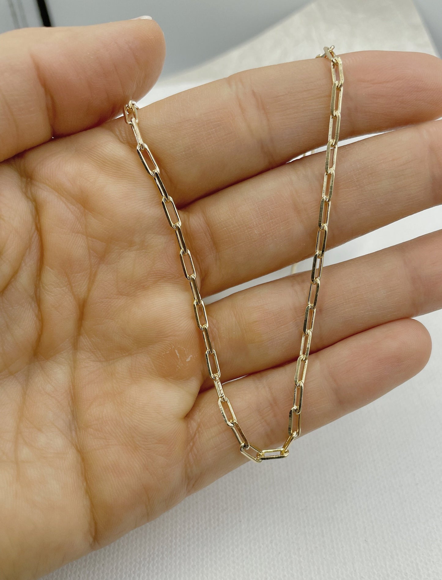 PaperClip Chain Necklace 2,5mm