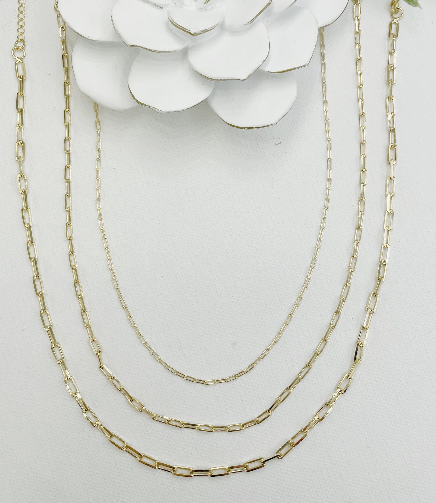 PaperClip Chain Necklace 2,5mm