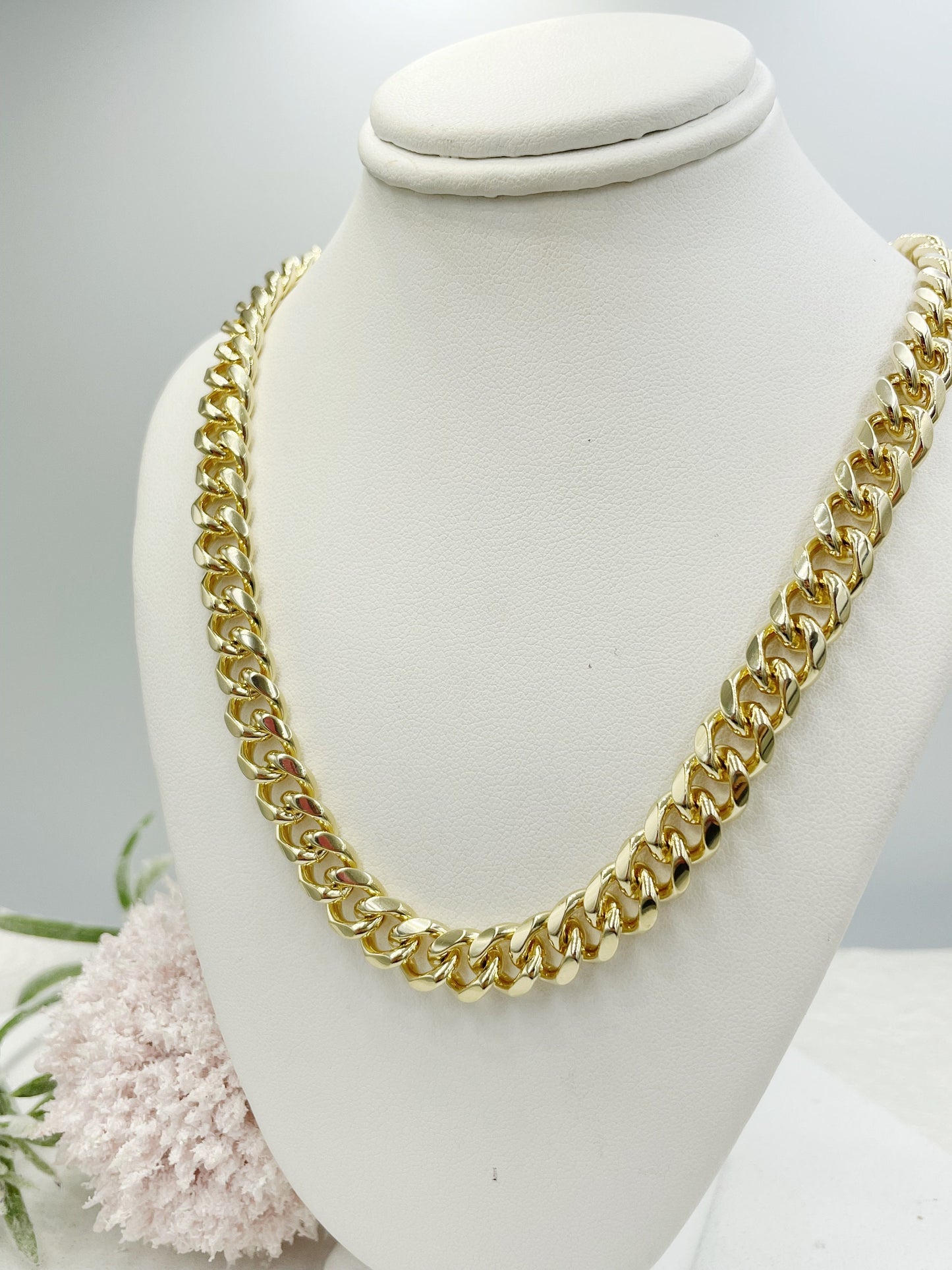 Cuban Link Chain Necklace 3mm, 4mm, 6mm,7mm, 9mm
