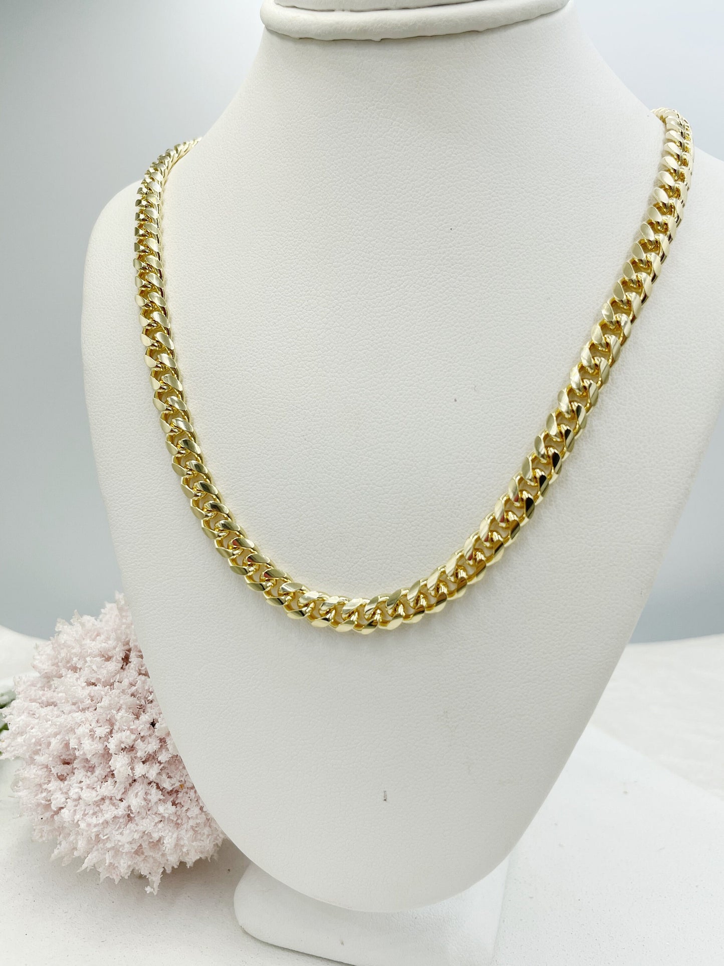Cuban Link Chain Necklace 3mm, 4mm, 6mm,7mm, 9mm