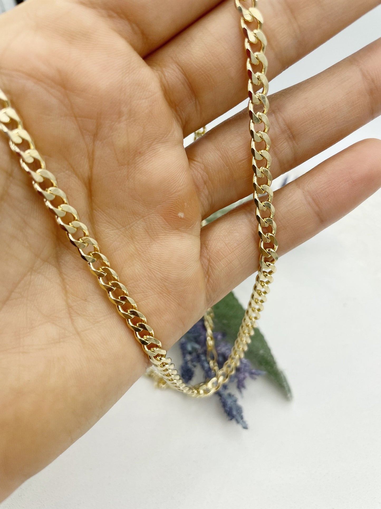 Cuban Link Chain Necklace 5mm