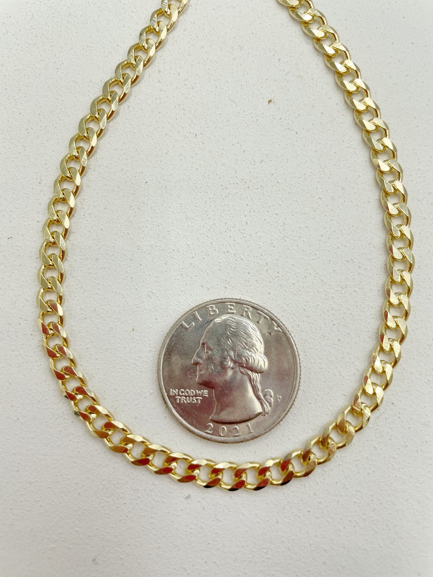 Cuban Link Chain Necklace 5mm