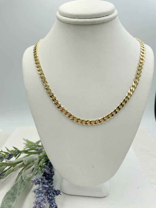 Cuban Link Chain Necklace 5mm