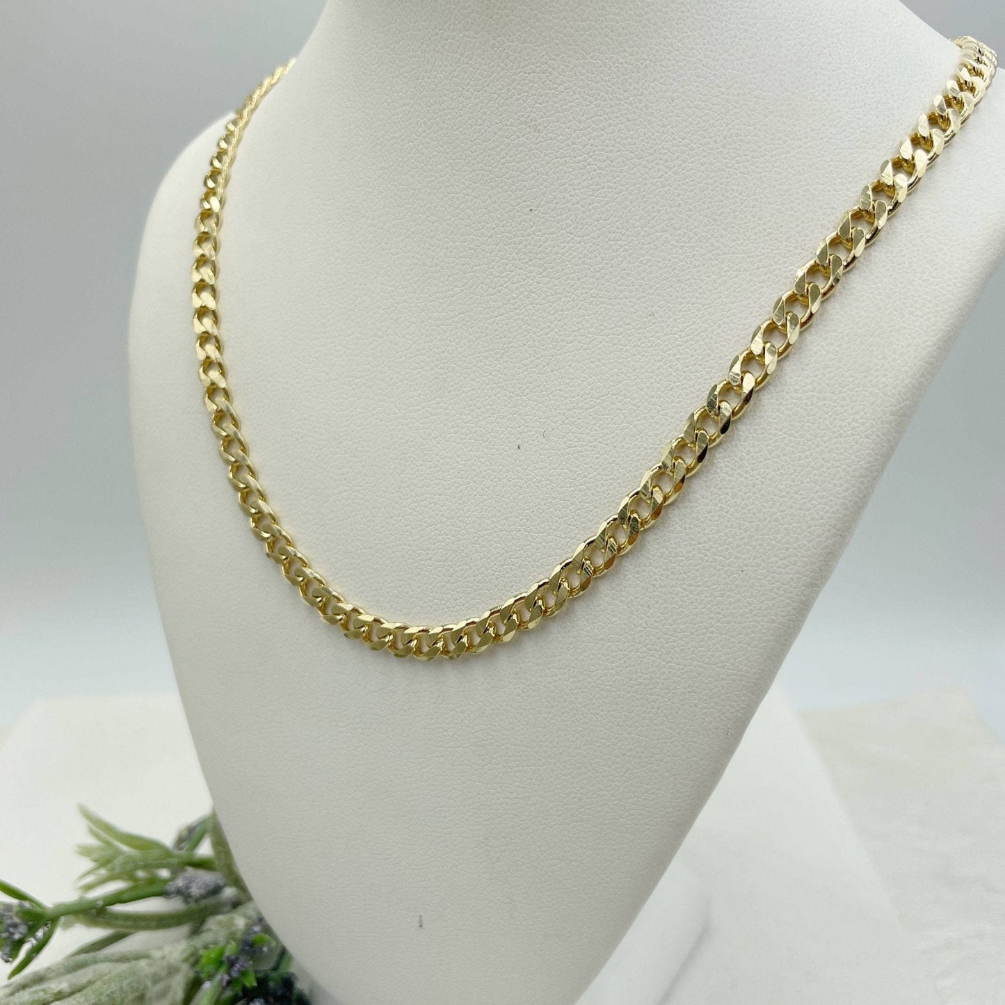 Cuban Link Chain Necklace 5mm