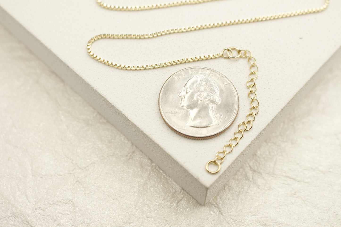 Tiny Chain Necklace 1,2mm - Different Sizes Available