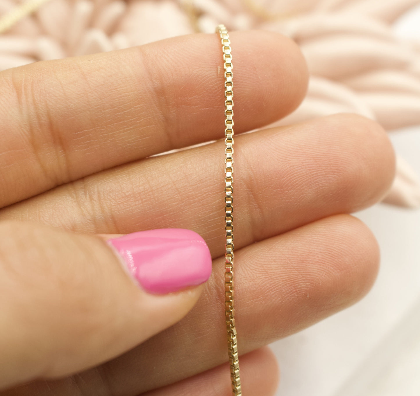Tiny Chain Necklace 1,2mm - Different Sizes Available