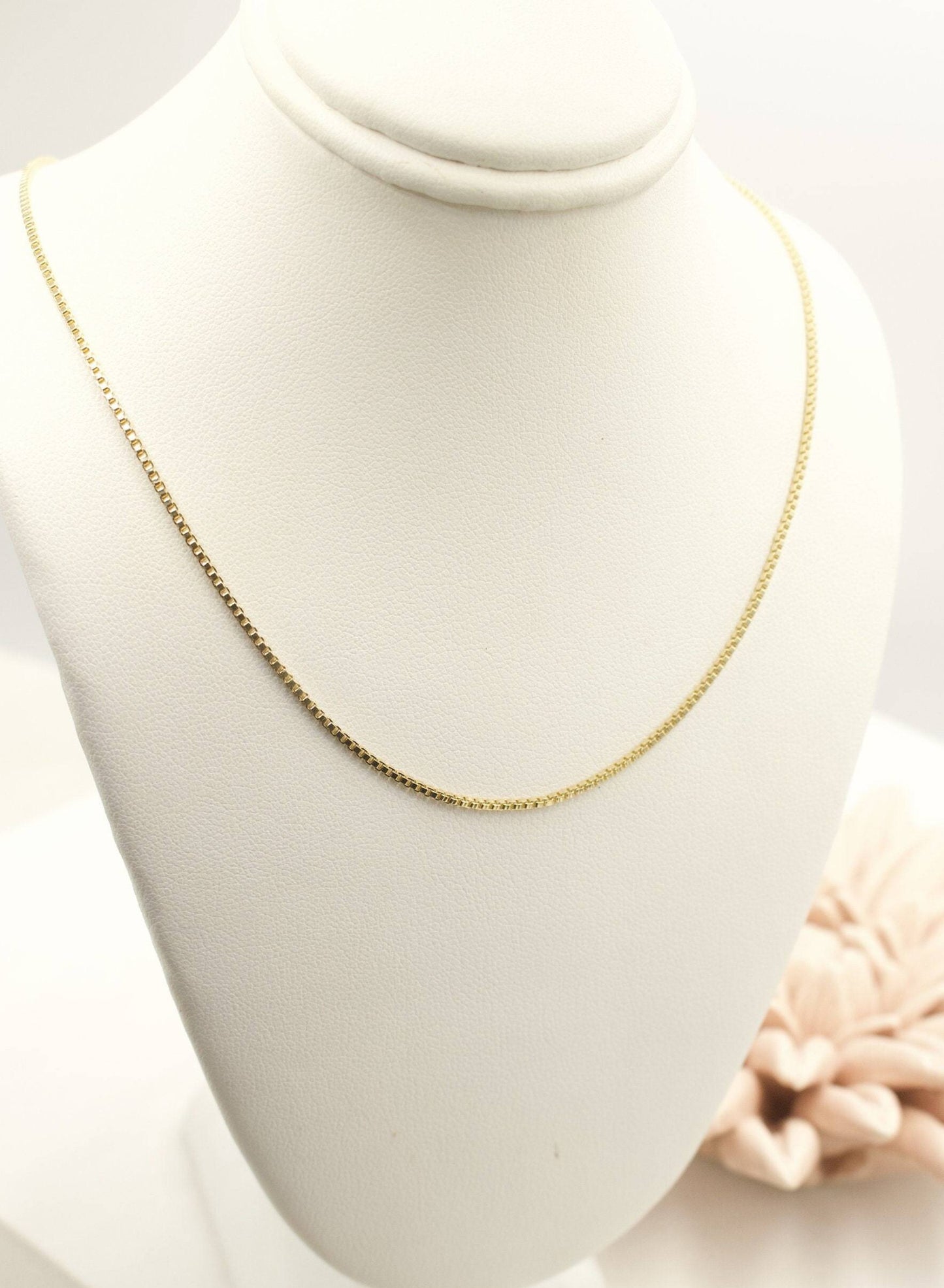 Tiny Chain Necklace 1,2mm - Different Sizes Available