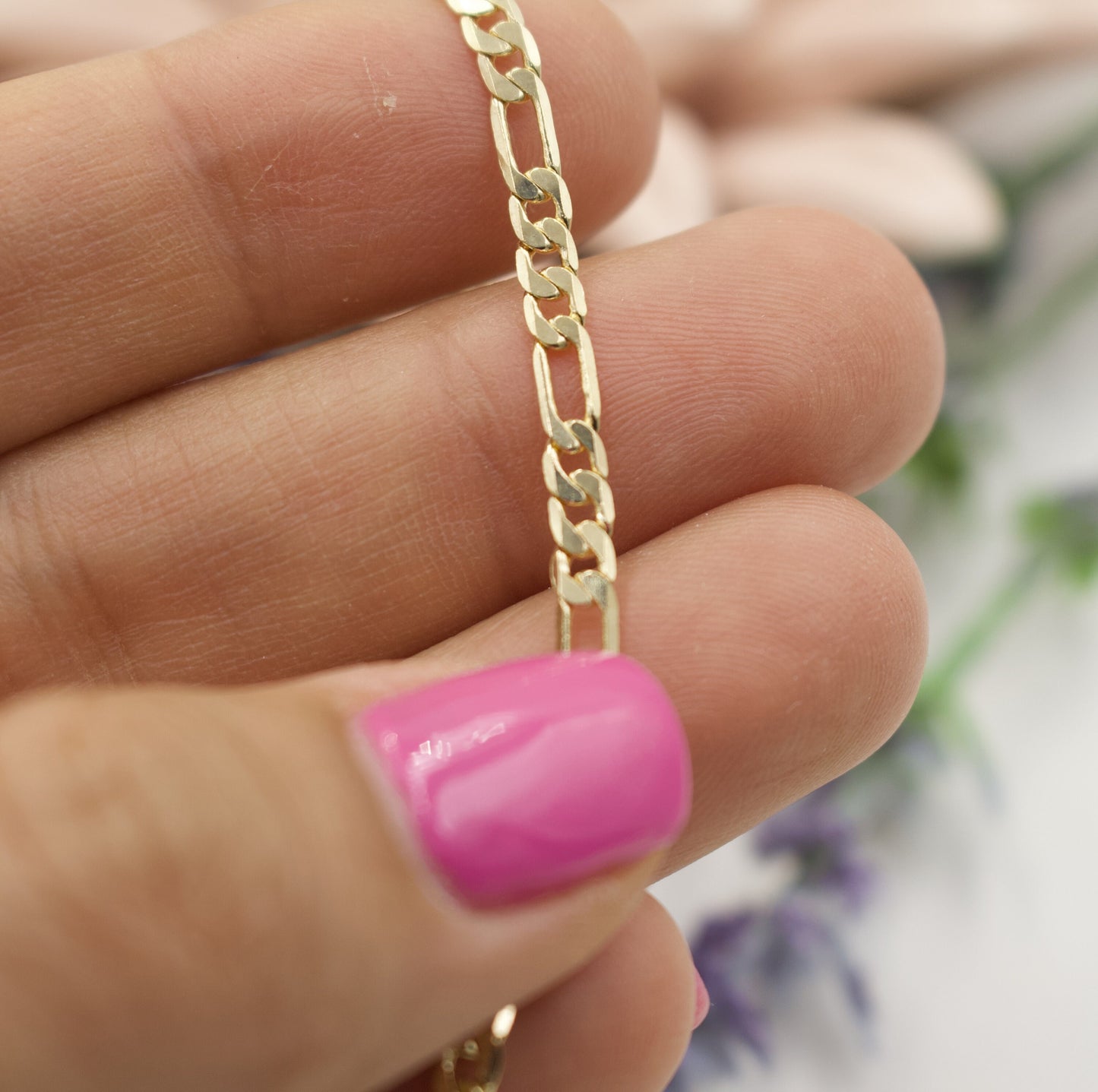 Figaro Chain Necklace 3mm