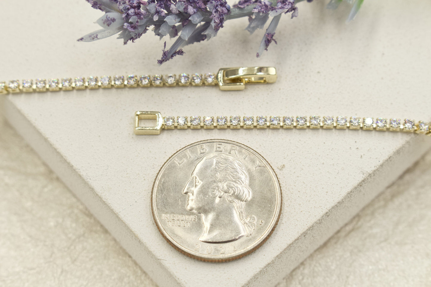Cubic Zirconia Tennis Bracelet