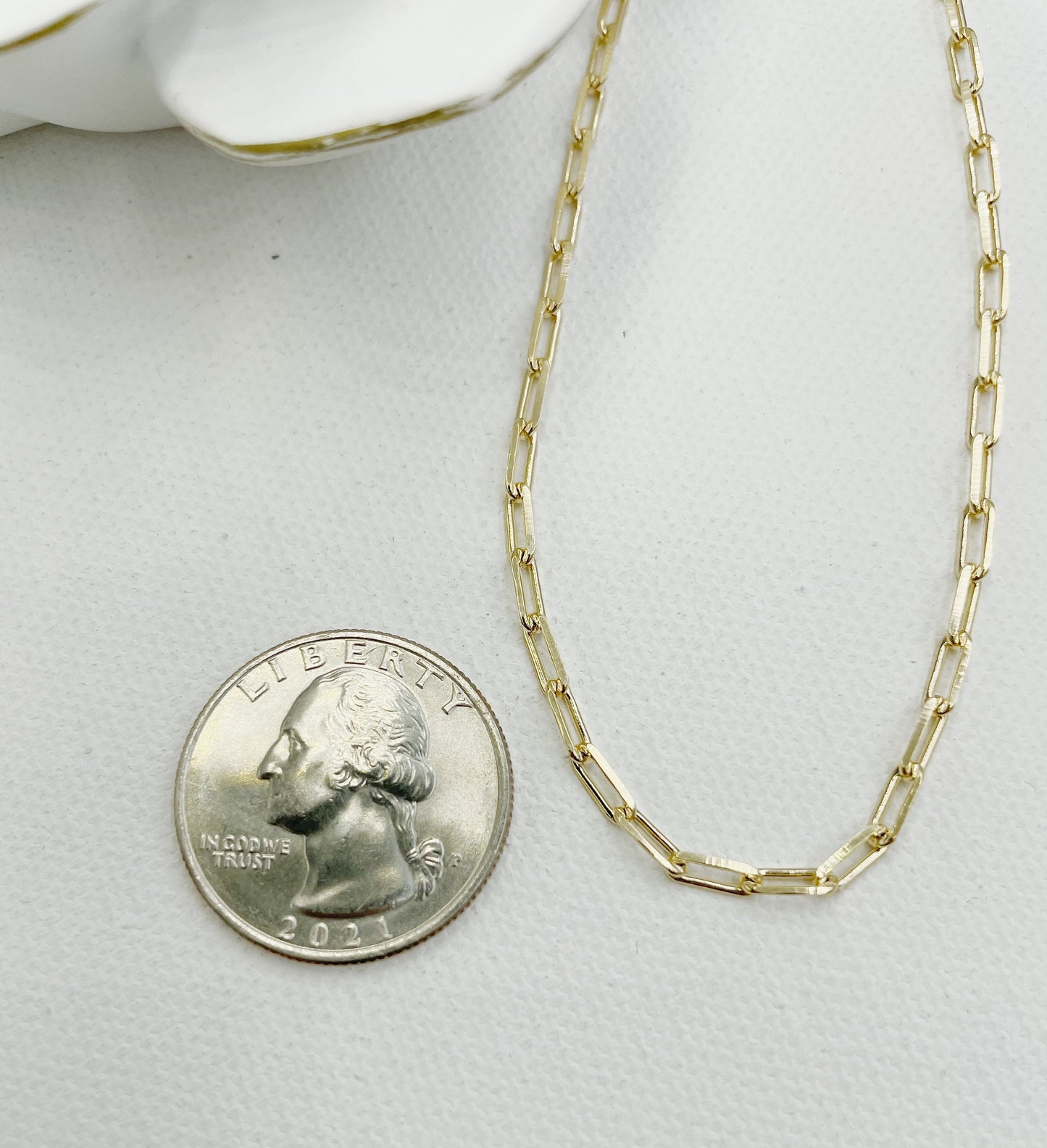 PaperClip Chain Necklace 2,5mm