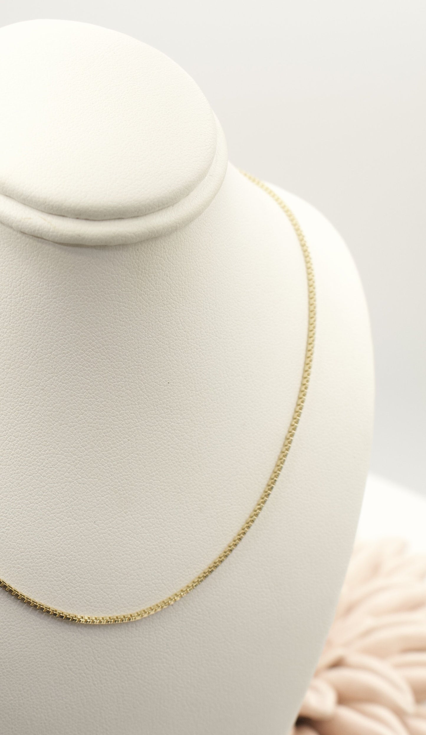 Tiny Chain Necklace 1,2mm - Different Sizes Available