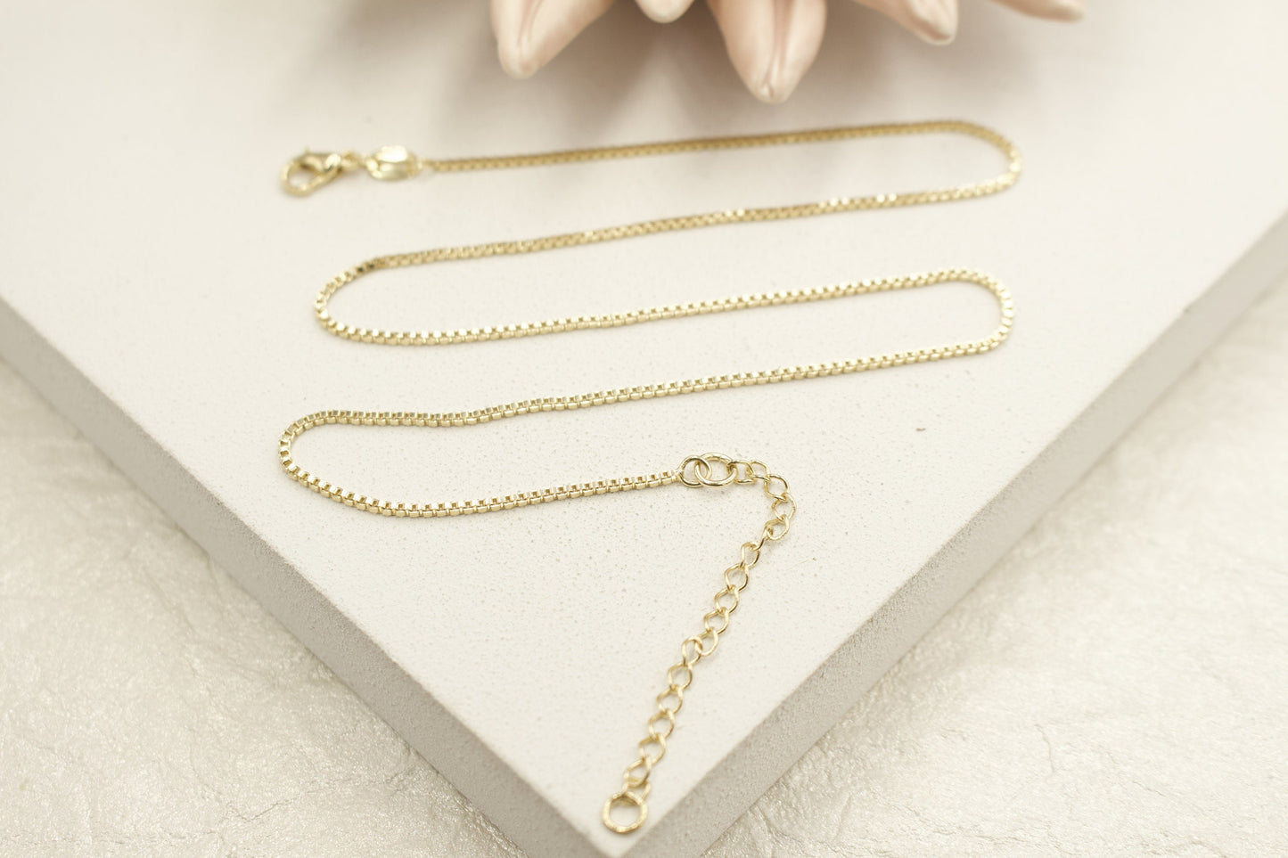 Tiny Chain Necklace 1,2mm - Different Sizes Available