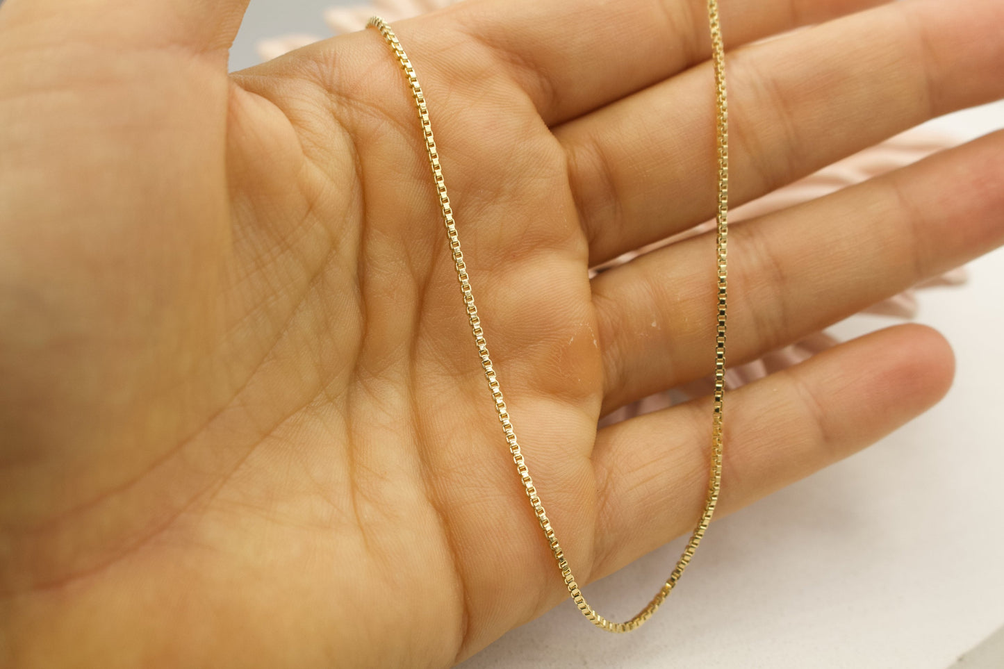 Tiny Chain Necklace 1,2mm - Different Sizes Available