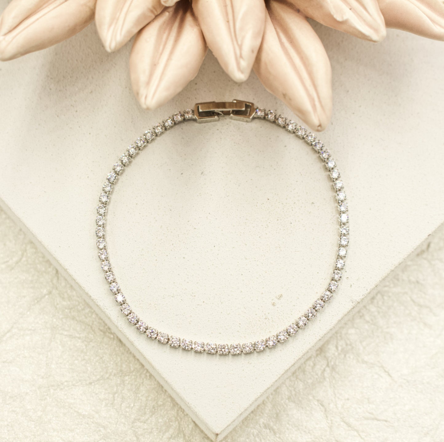 Cubic Zirconia Tennis Bracelet