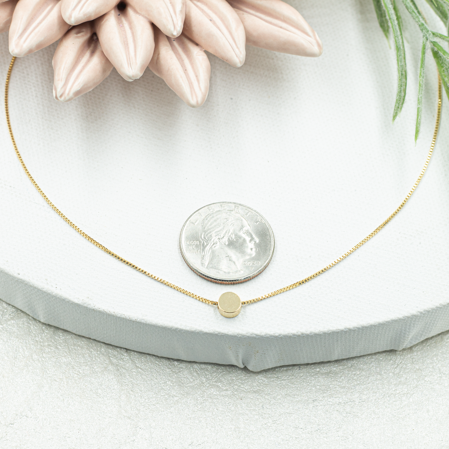 Minimalist Circle Necklace