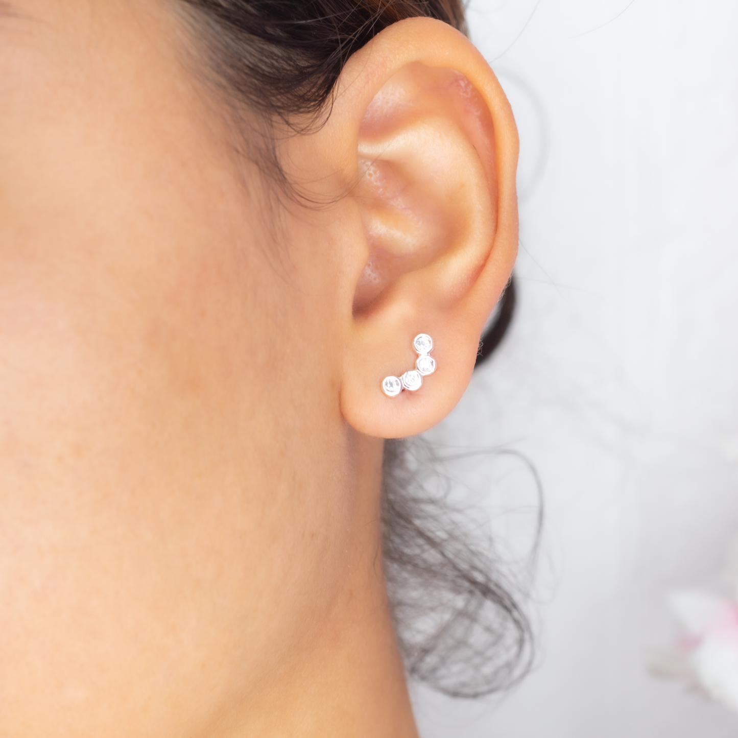 Dainty Cz Stud Earrings