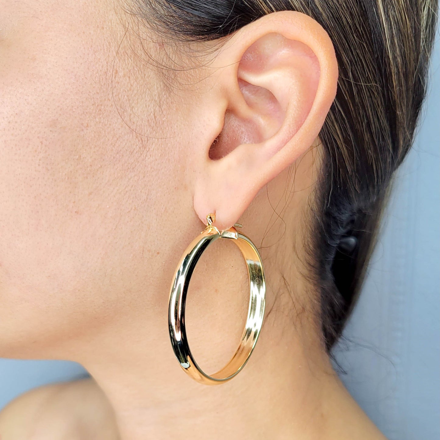 Plain Hoops Earrings