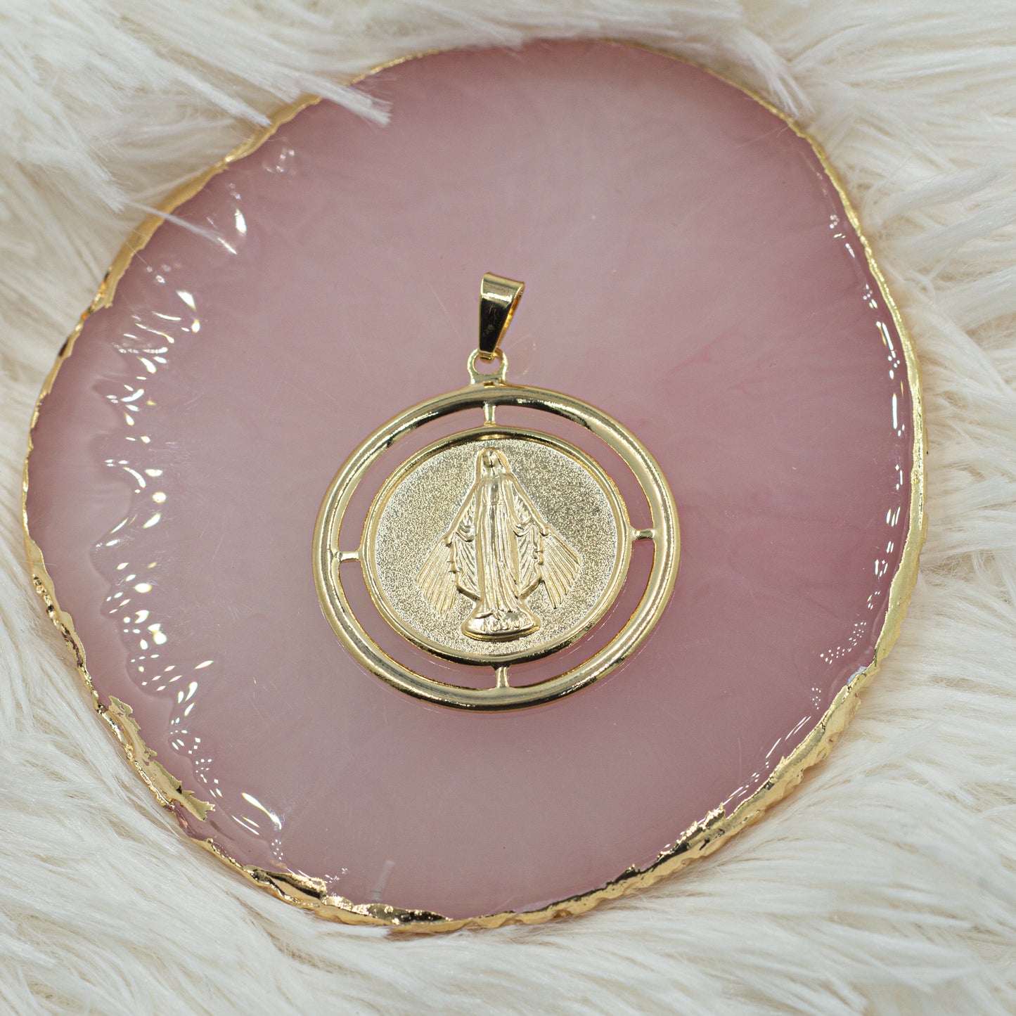 Miraculous Virgin Medal Pendant