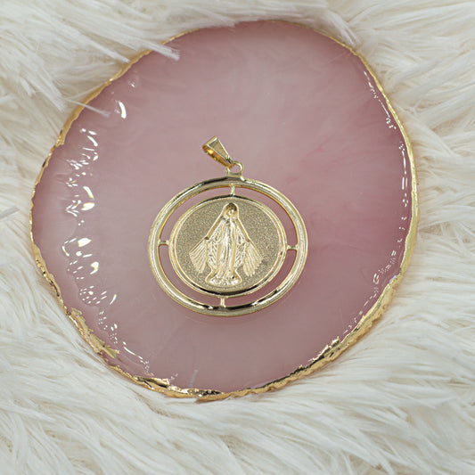 Miraculous Virgin Medal Pendant