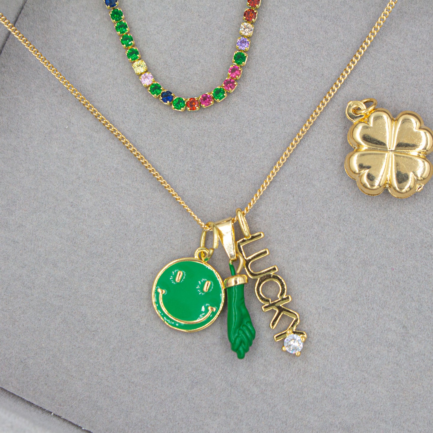 St Patrick's Day Lucky Set | Lucky Pendant | Protections Necklace