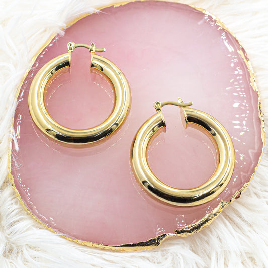 Chunky Hoops Earrings | Hoops Different sizes available