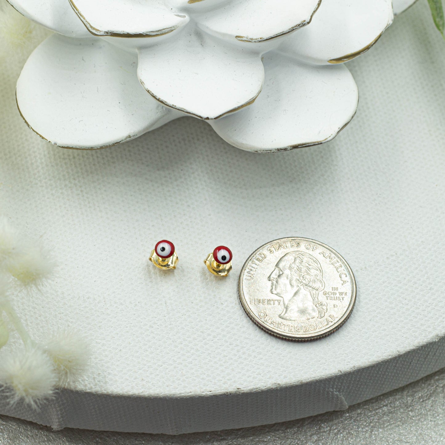 Evil Eye Stud Earrings