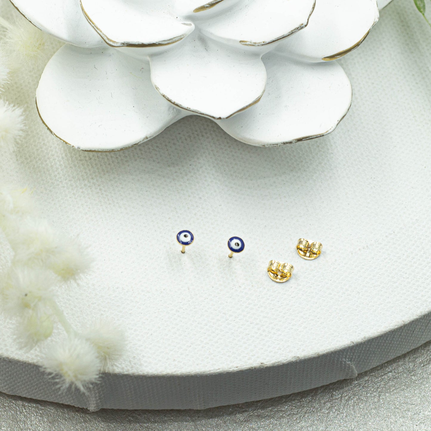 Evil Eye Stud Earrings