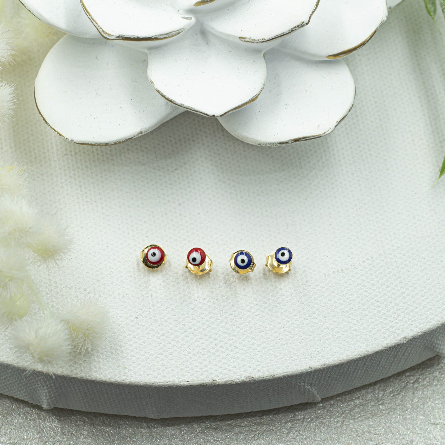 Evil Eye Stud Earrings