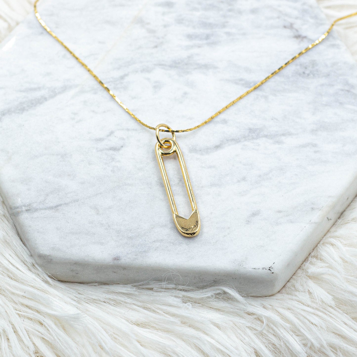 Safety Pin Pendant