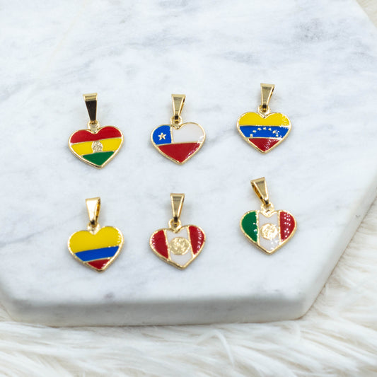 National Flag Pendant - Different Countries