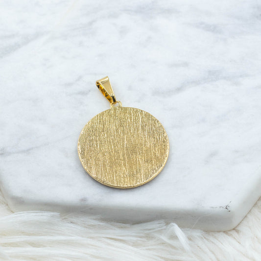 Puerto Rico Medallion Pendant | Caribbean Island Pendant | Puerto Rico Flag