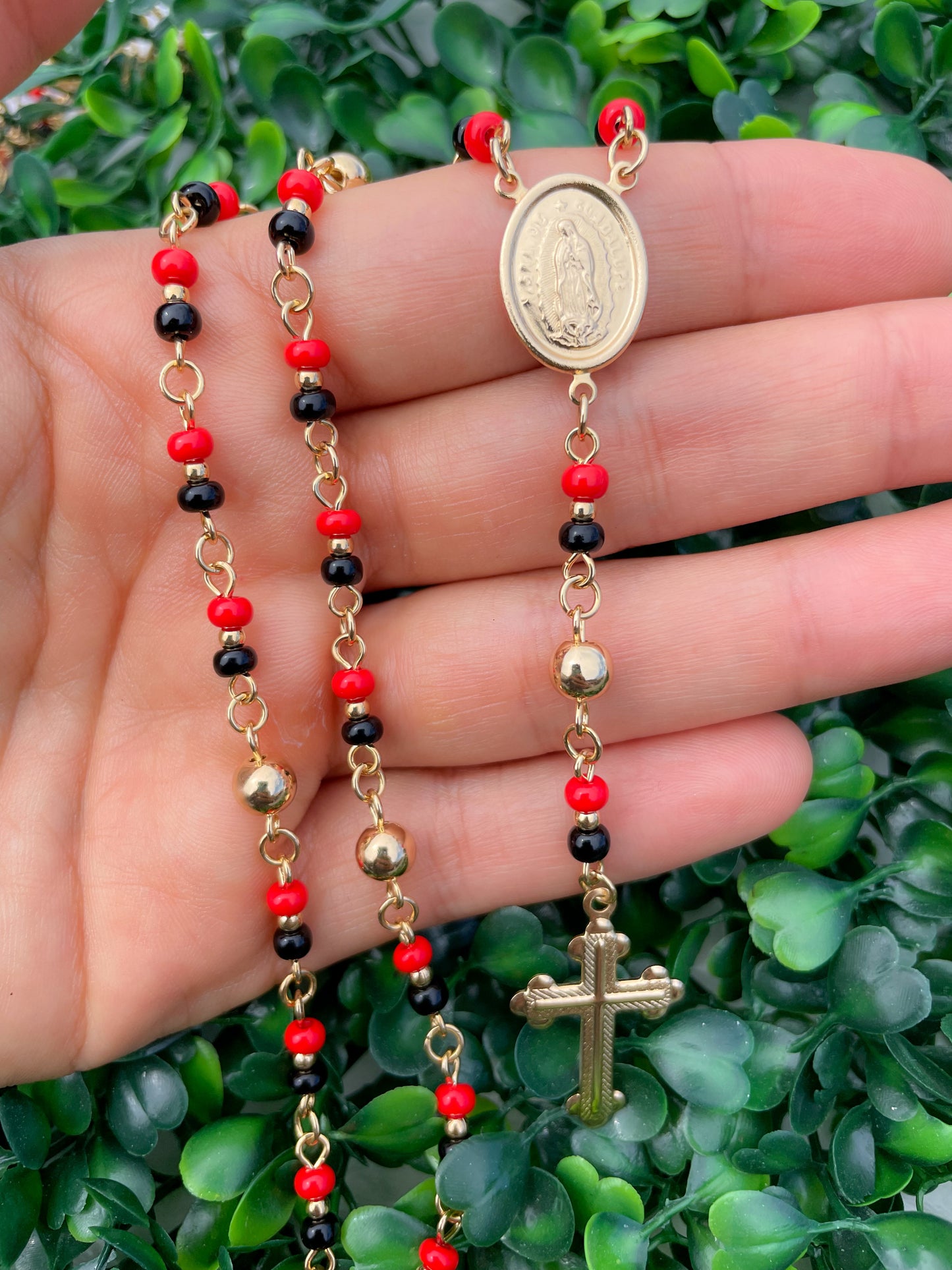 Rosary Necklace, Azabache Necklace