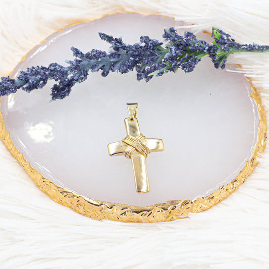 Tied Cross Pendant