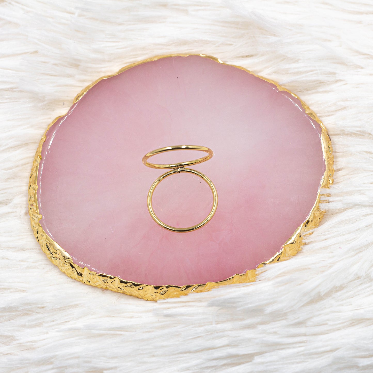 Doble Loop Ring | Two Ring Connect | Two Linked Circle Ring