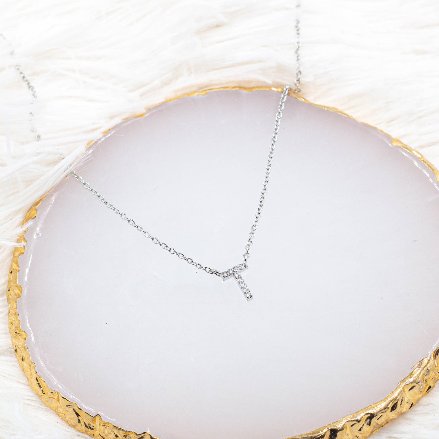 Dainty Initial Pendant Necklace