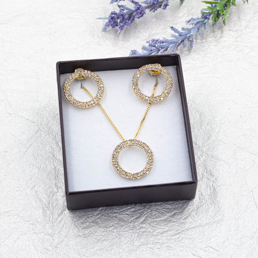 Jewelry Gift Box Necklace, Earrings, Ring & Bracelet Set