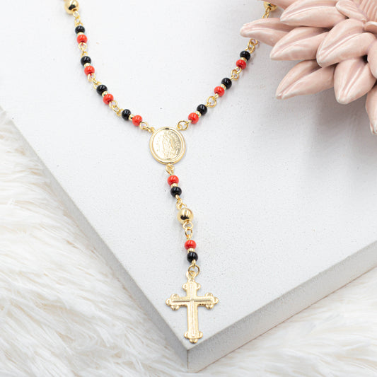 Rosary Necklace, Azabache Necklace